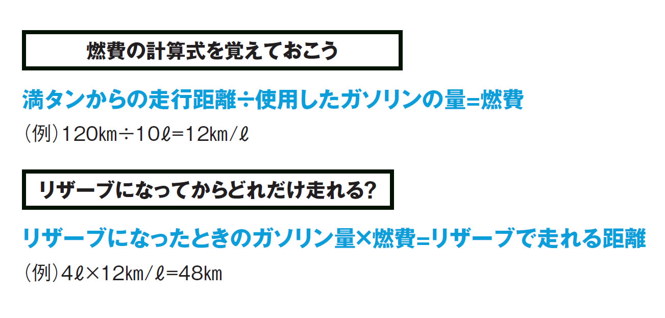 現実的な「タンク容量」と「実燃費」を知っておく