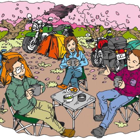 キャンプツーリング　ベストシーズンのススメ【春編】：BikeJINコラム