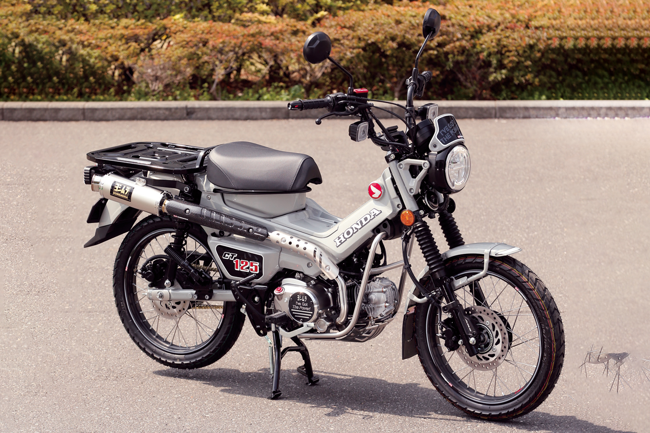 CT125ハンターカブ　JA55 ヨシムラGPマグナムマフラー CT125ハンターカブに走る楽しさをプラスするヨシムラマフラー
