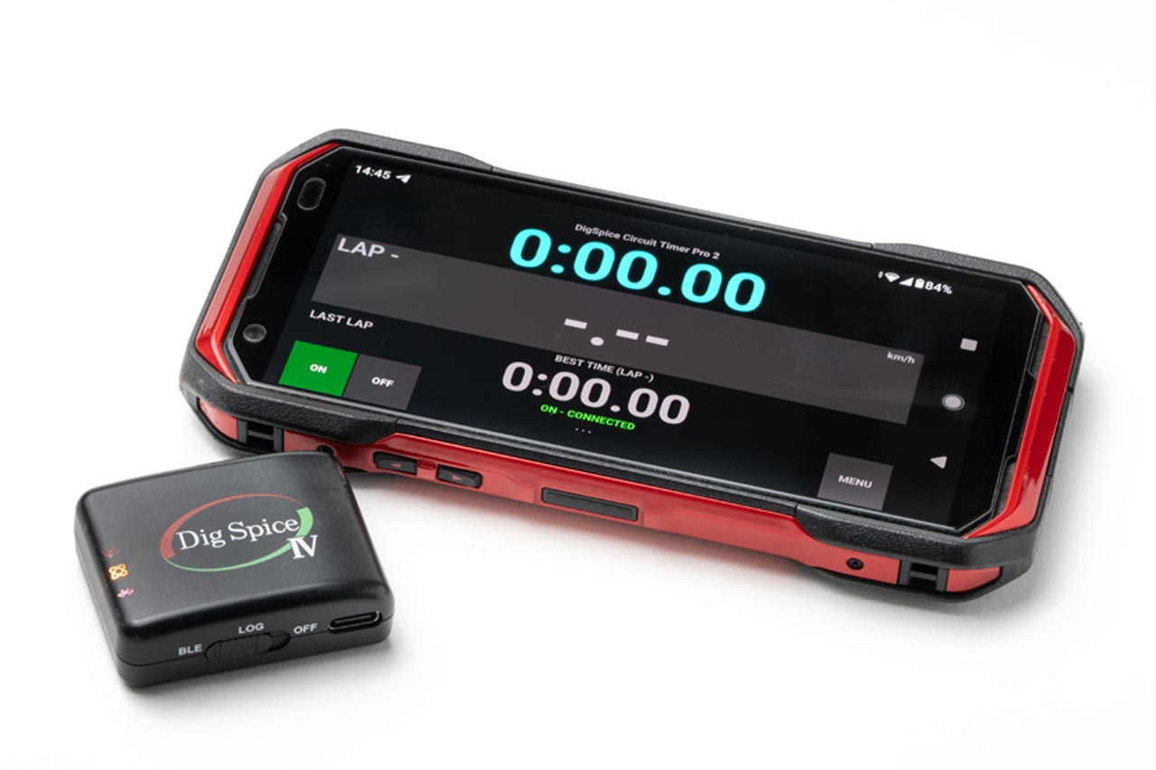 Dig Spice デジスパイス４ 超小型GPSデータロガー ラップタイマー 軽量コンパクトで装着が簡単精度の高いGPSロガー【DigSpiceⅣ