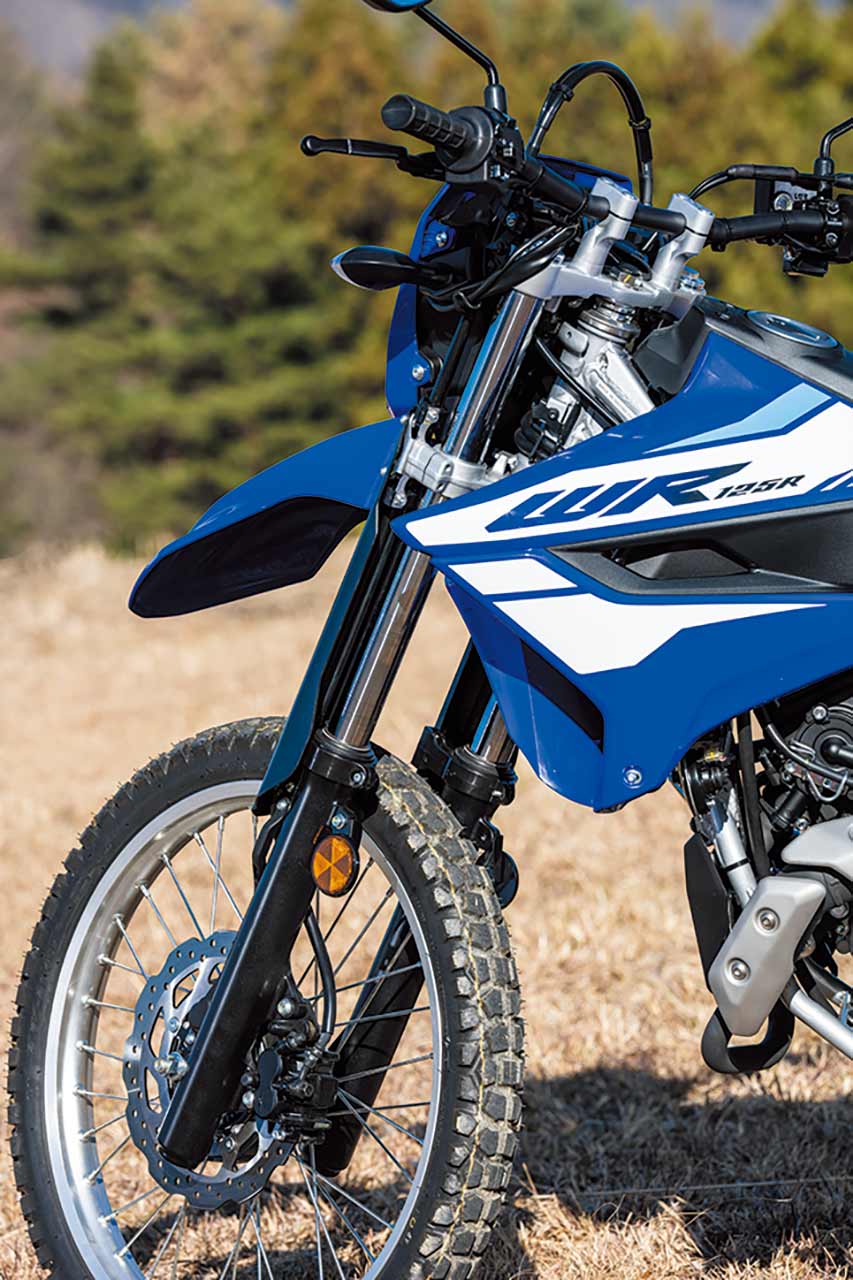 フロントにインナーチューブφ41mm正立式サスペンションを採用、左右それぞれに減衰発生機構とコイルスプリングを採用しいている。アウターチューブ下部には底付き感を緩和するオイルロックピースを採用。リアはリンク式モノクロスサスペンションで、ソフトな乗り味、優れたダンピング特性を実現した